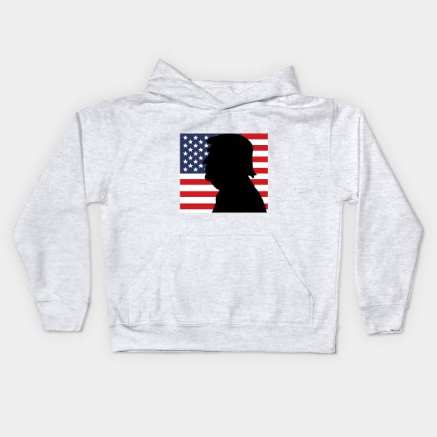 US president- Donald Trump Kids Hoodie by Just Be Awesome   